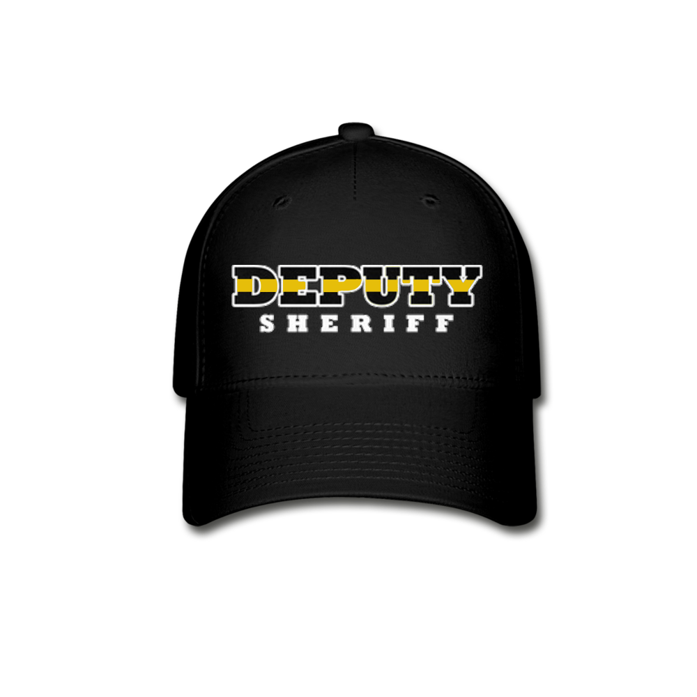 Flexfit Baseball Cap - Deputy Sheriff Gold - black