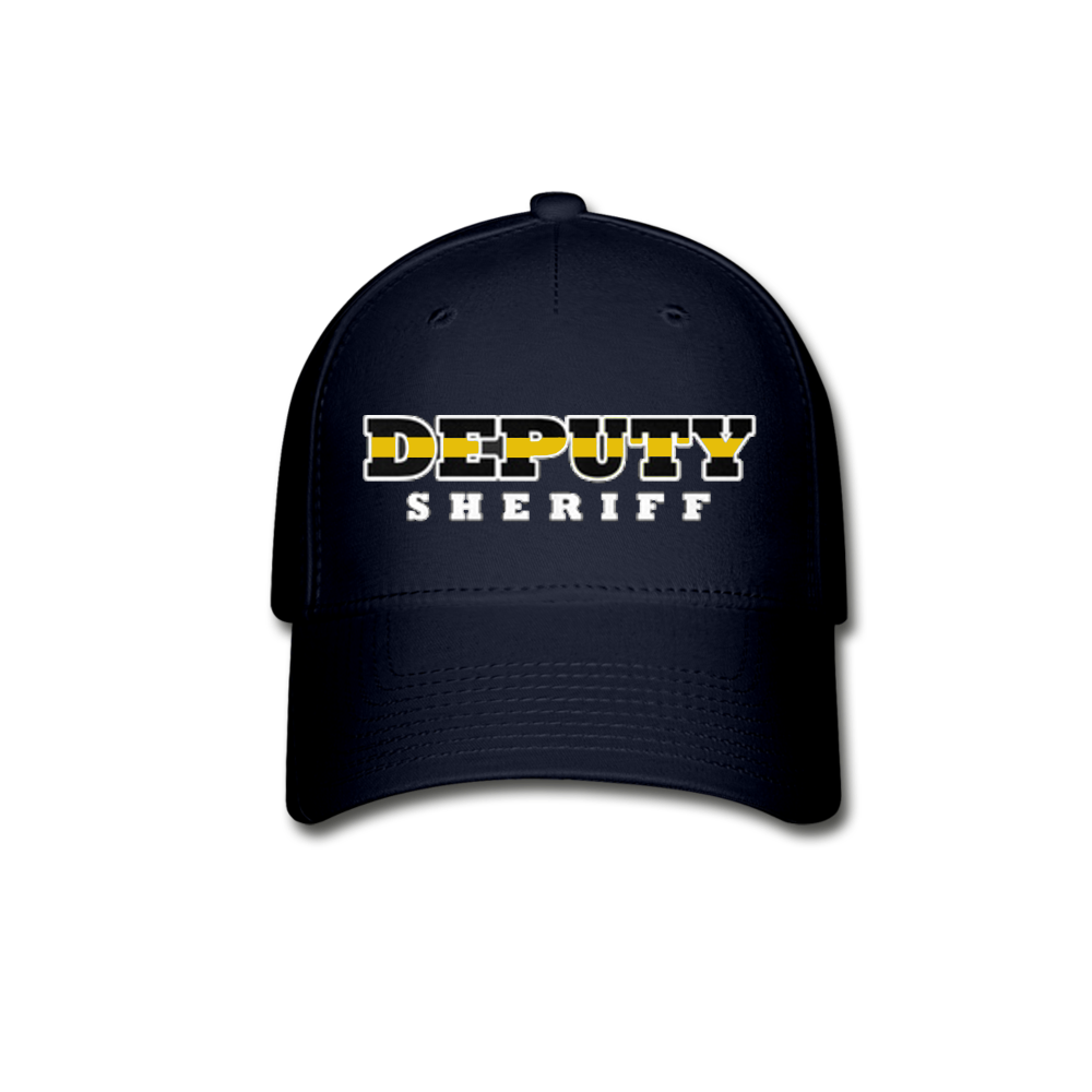 Flexfit Baseball Cap - Deputy Sheriff Gold - navy