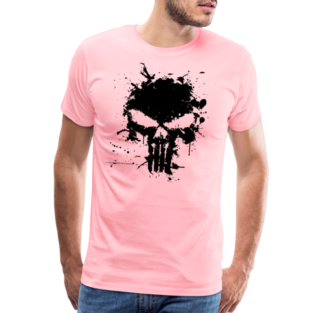Men's Premium T-Shirt - Punisher Splatter - pink