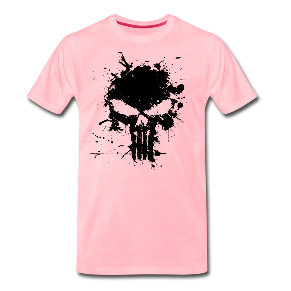 Men's Premium T-Shirt - Punisher Splatter - pink