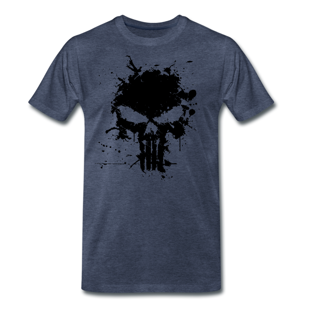 Men's Premium T-Shirt - Punisher Splatter - heather blue