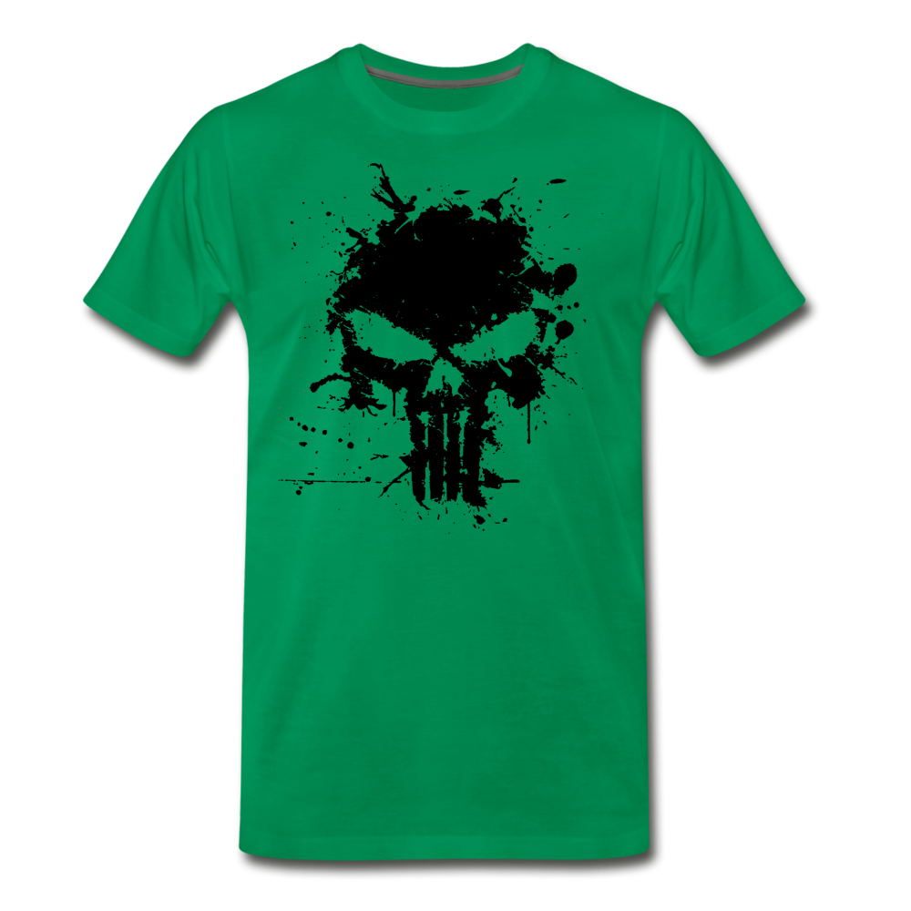 Men's Premium T-Shirt - Punisher Splatter - kelly green