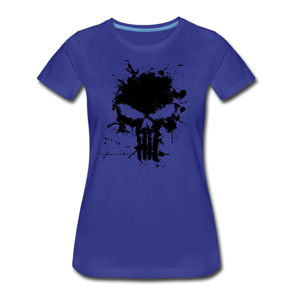 Women’s Premium T-Shirt - Punisher Splatter - royal blue