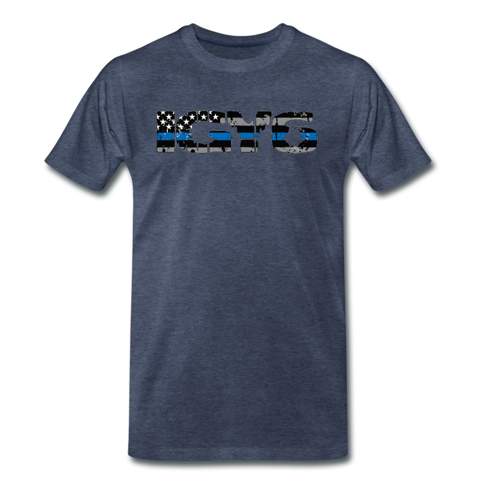 Men's Premium T-Shirt - IGY6 - heather blue