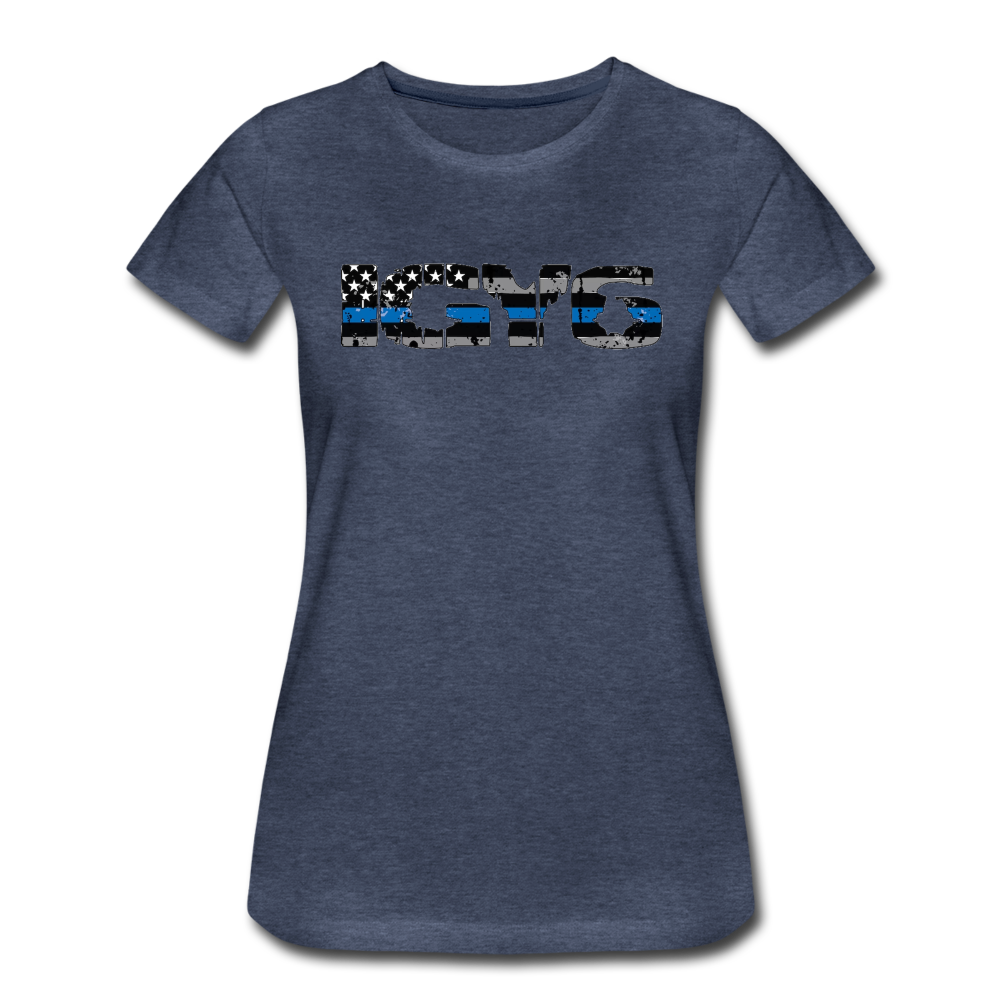 Women’s Premium T-Shirt - IGY6 - heather blue