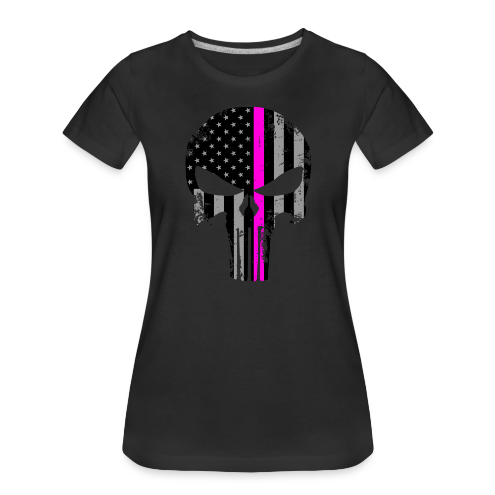 Women’s Premium T-Shirt - Pink Punisher - black