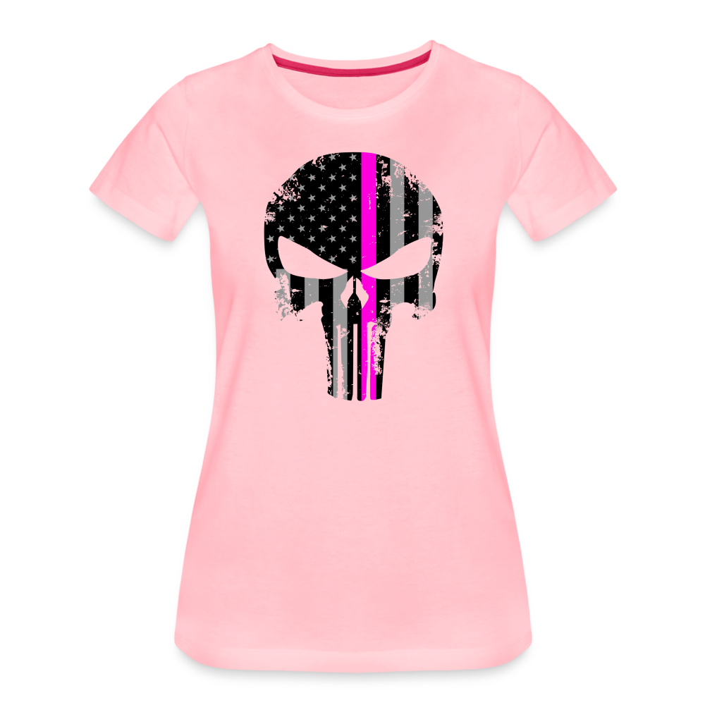 Women’s Premium T-Shirt - Pink Punisher - pink