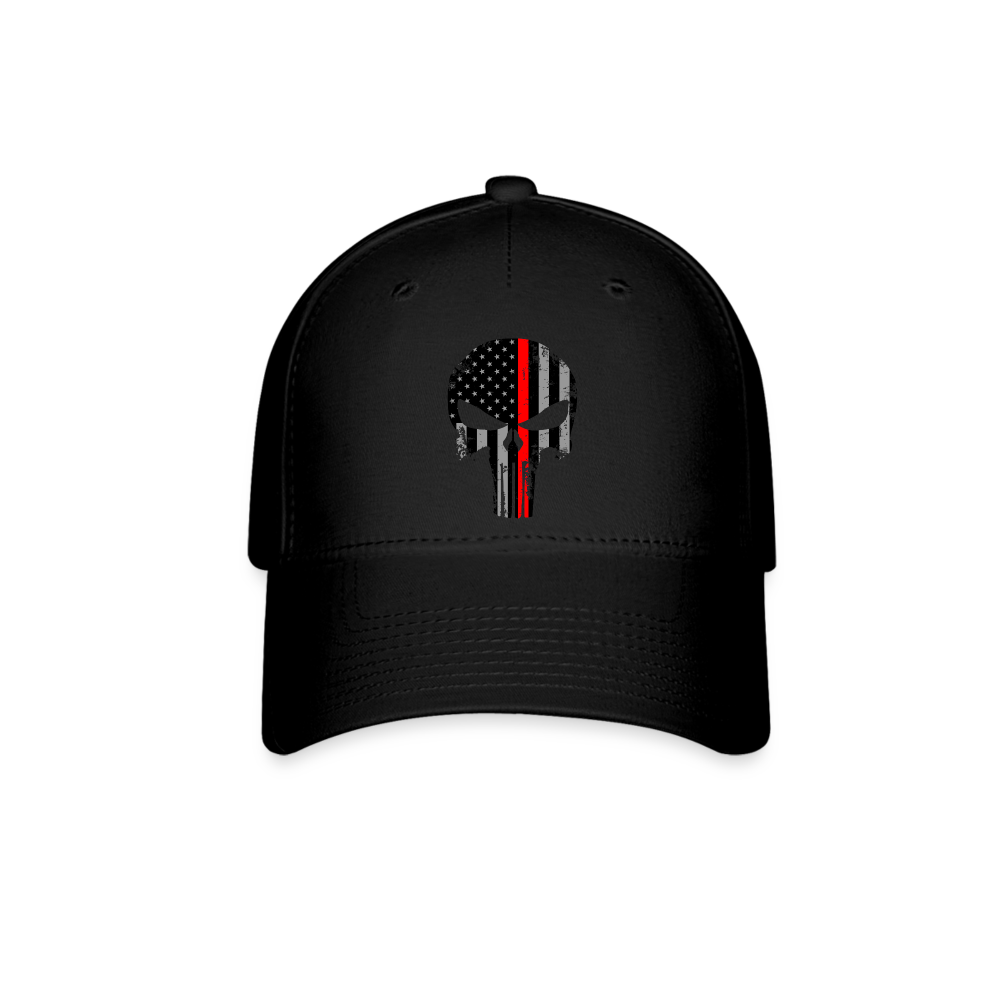 Baseball Cap - Punisher Thin Red Line - black