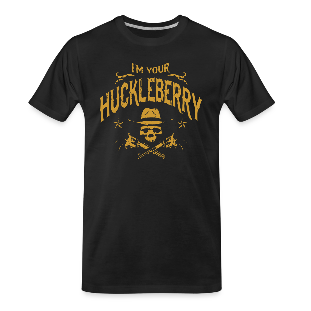 Men's Premium T-Shirt - I'm your Huckleberry - black