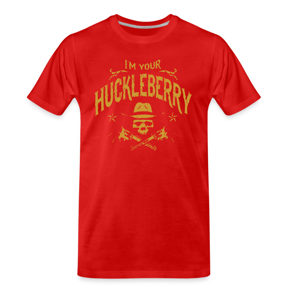 Men's Premium T-Shirt - I'm your Huckleberry - red
