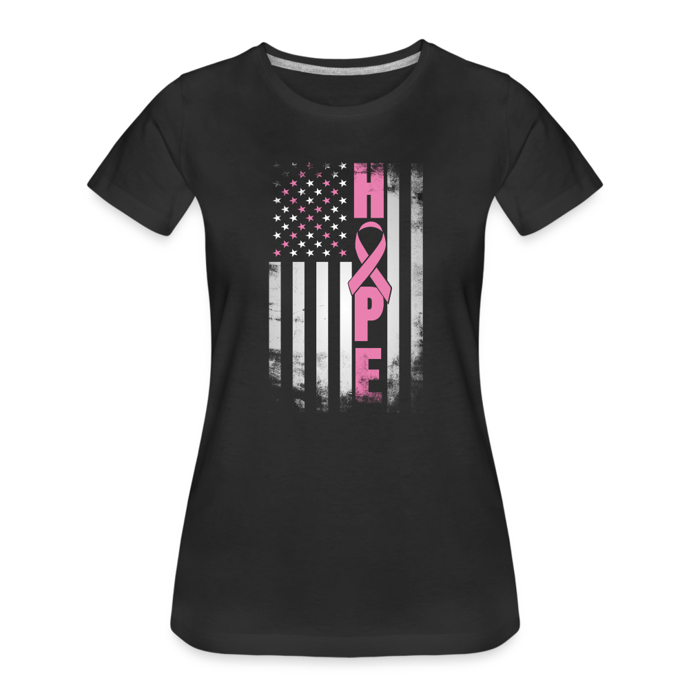 Women’s Premium T-Shirt - "Hope" - black