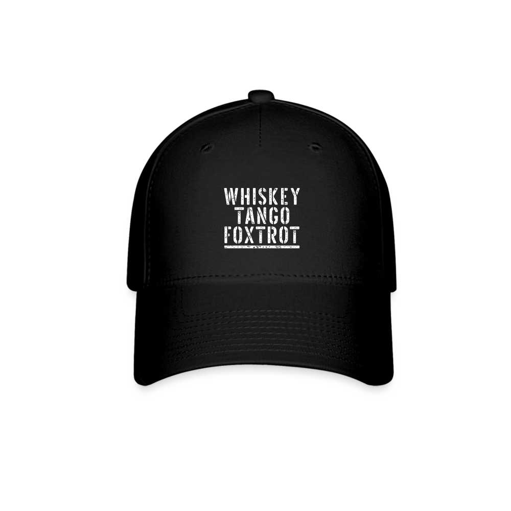Flexfit Baseball Cap - Whiskey Tango Foxtrot WTF - black