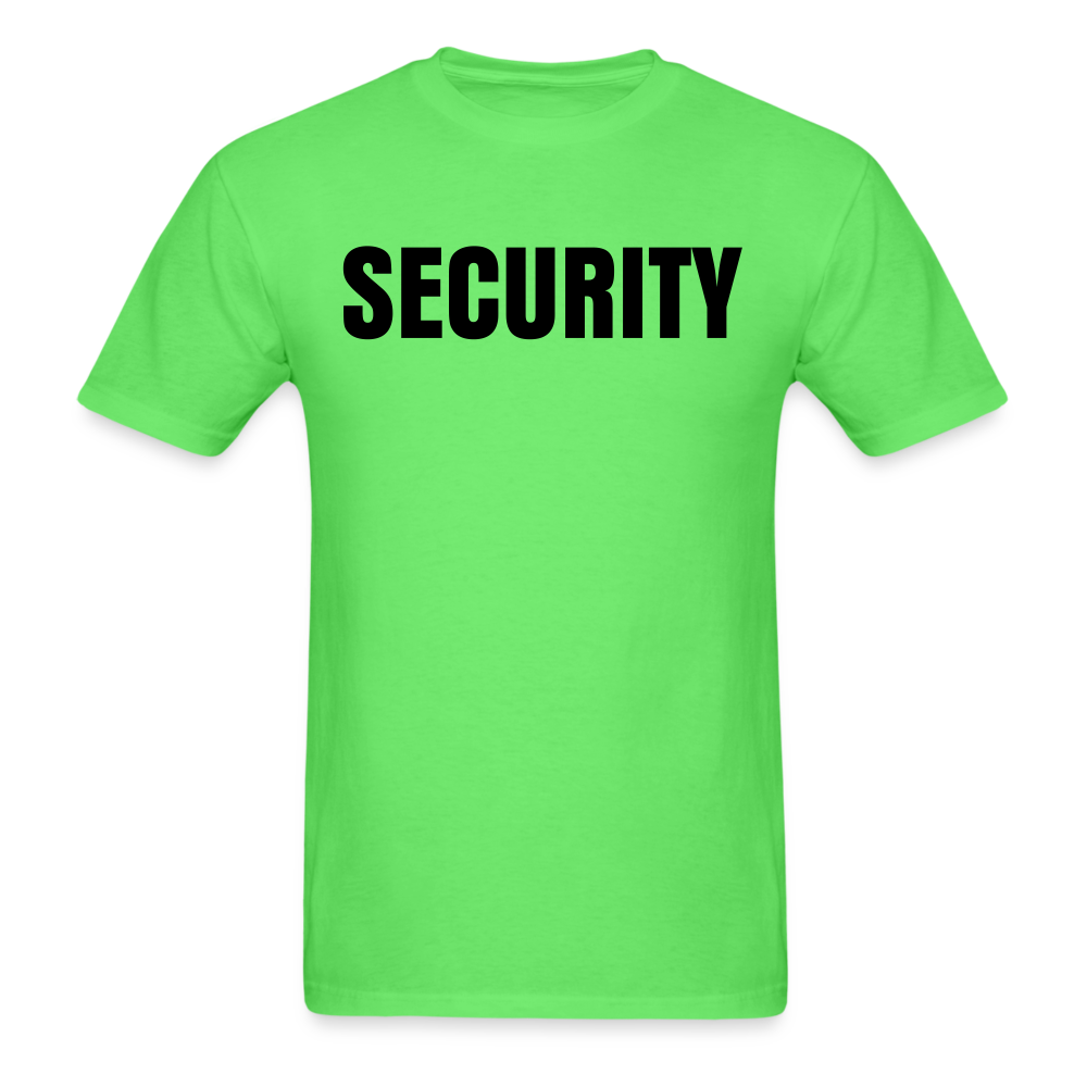 Unisex Classic T-Shirt - Security (Front and Back) - kiwi