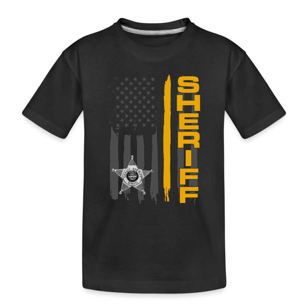 Kids' Premium T-Shirt - Ohio Sheriff Vertical - black