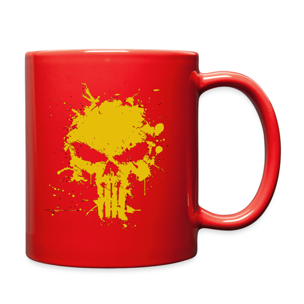 Full Color Mug - Punisher Splatter - red