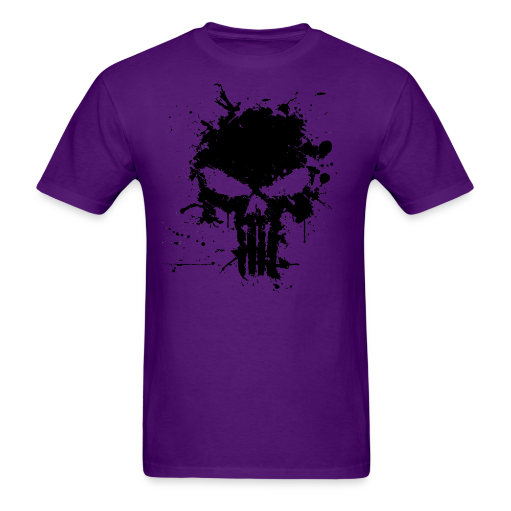Unisex Classic T-Shirt - Punisher Splatter - purple