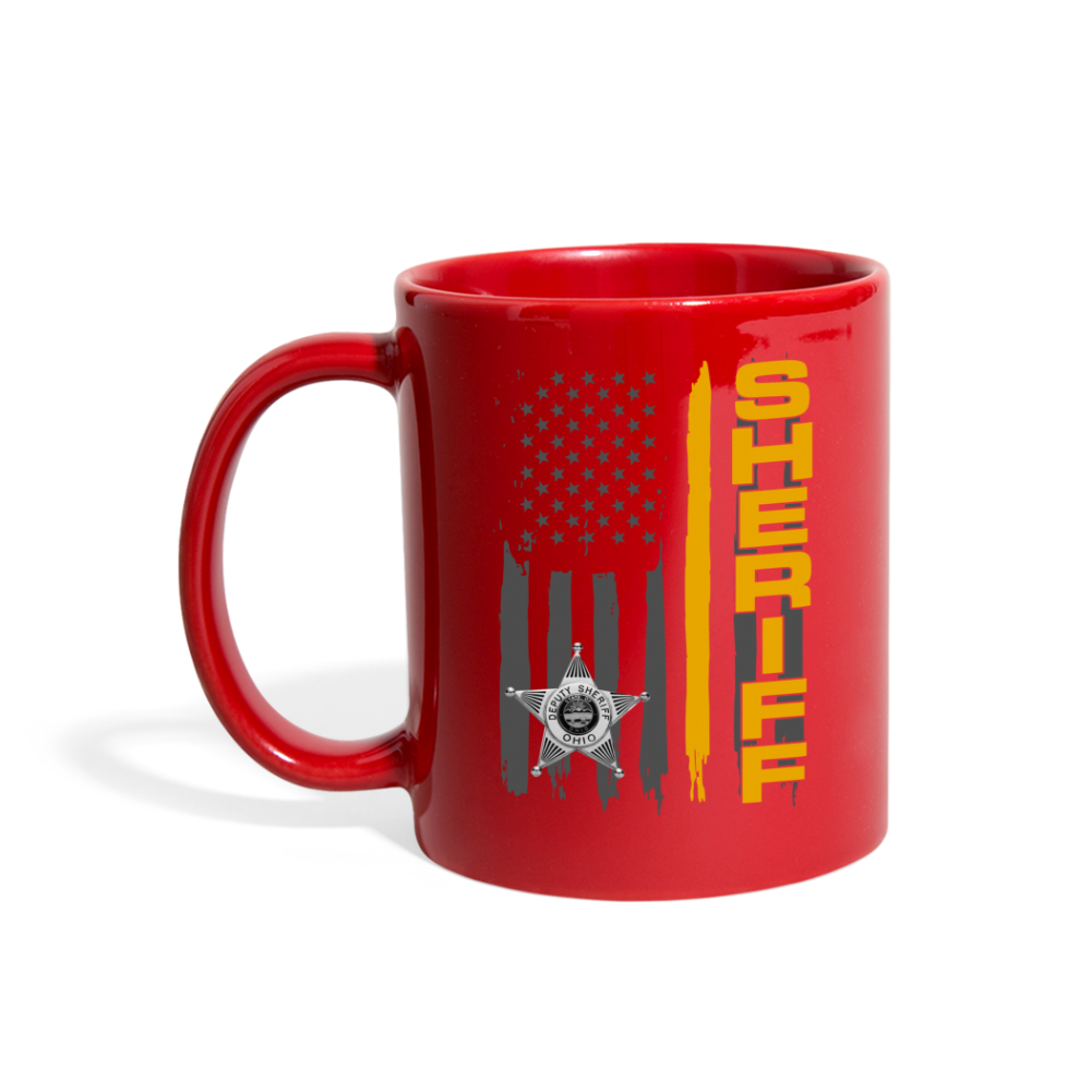 Full Color Mug - Ohio Sheriff Vertical - red