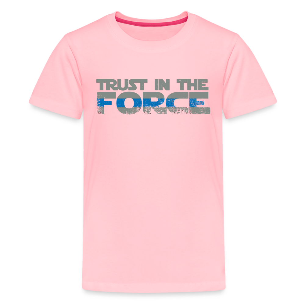 Kids' Premium T-Shirt - Trust the Force - pink