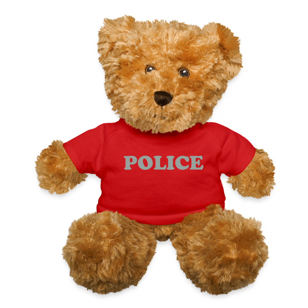 Stuffed Animal Teddy Bear - Customizable designs - red