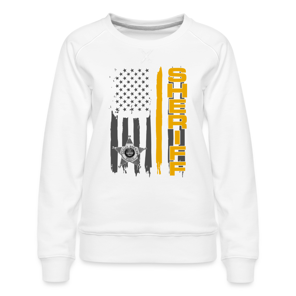 Women’s Premium Sweatshirt - Ohio Sheriff Vertical - white