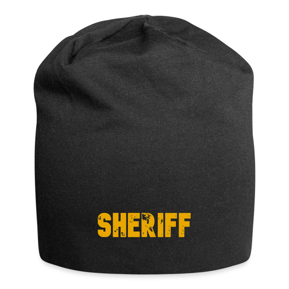 Jersey Beanie -  Sheriff Distressed - black