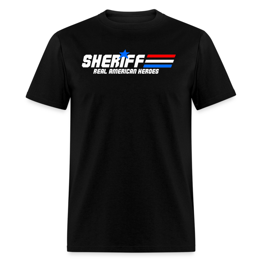 Unisex Classic T-Shirt - Sheriff "Real American Heroes" - black