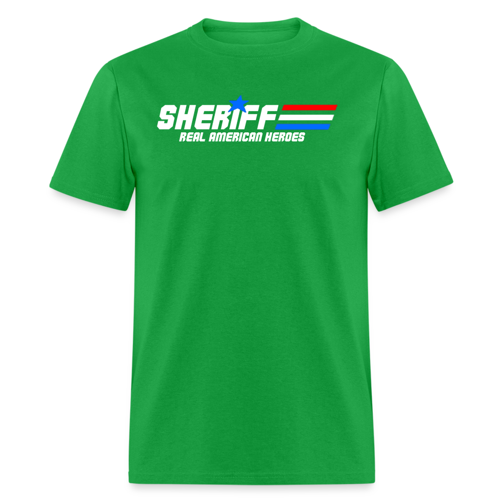 Unisex Classic T-Shirt - Sheriff "Real American Heroes" - bright green
