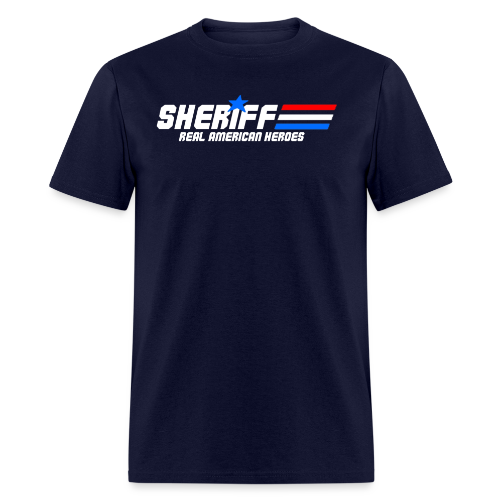Unisex Classic T-Shirt - Sheriff "Real American Heroes" - navy
