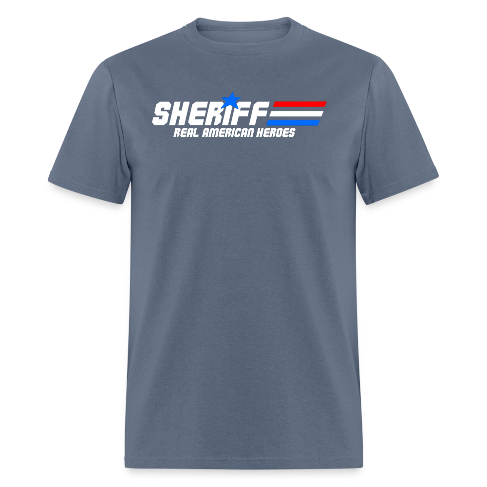 Unisex Classic T-Shirt - Sheriff "Real American Heroes" - denim