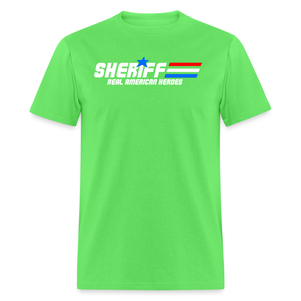 Unisex Classic T-Shirt - Sheriff "Real American Heroes" - kiwi